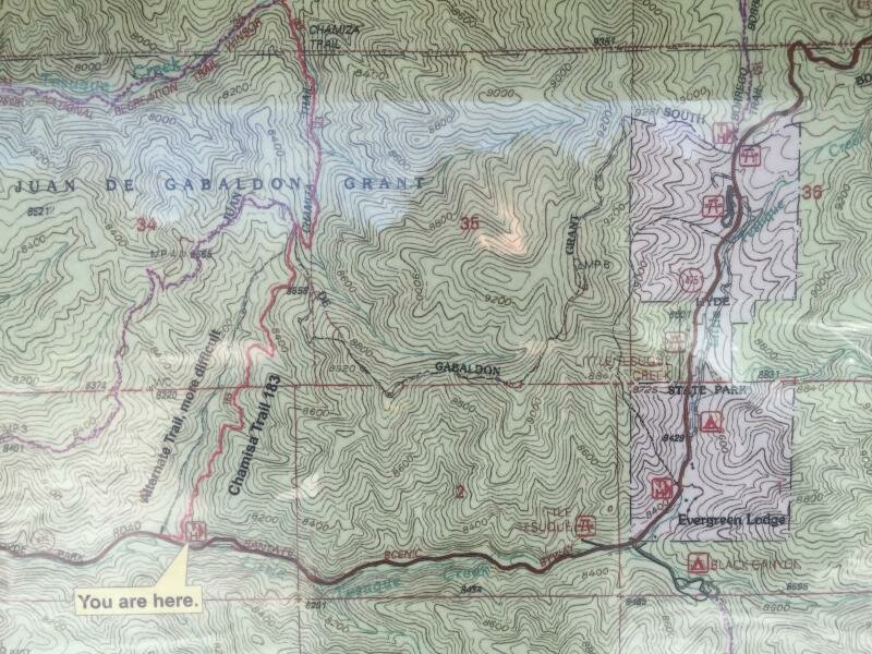 Chamisa Trail 183, Santa Fe crater